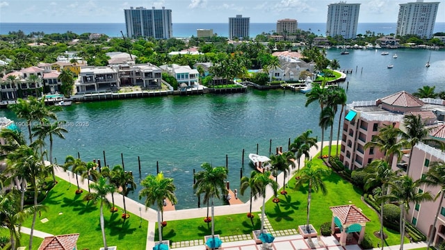140 SE 5th Ave Unit 438, Boca Raton, FL 33432 - bird's eye view of a nearby body of water