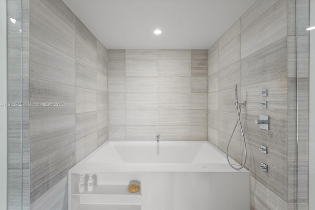 4701 N Meridian Ave Unit 217, Miami Beach, FL 33140 - bathroom featuring a garden tub