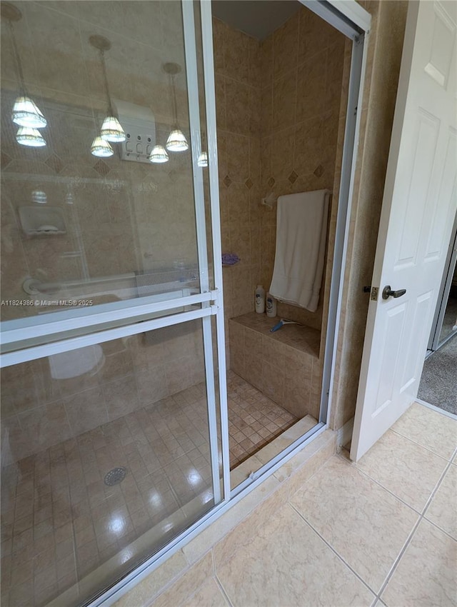 585 SE 25th Ln, Homestead, FL 33033 - full bath with tile patterned flooring and a shower stall