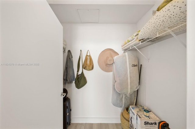 1900 N Bayshore Dr Unit 2514, Miami, FL 33132 - spacious closet with wood finished floors