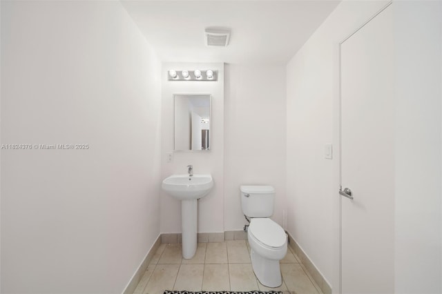 1900 N Bayshore Dr Unit 2514, Miami, FL 33132 - bathroom with toilet and tile patterned floors