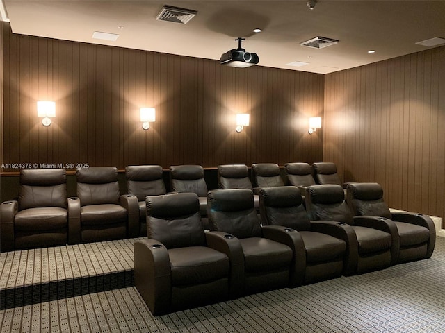 1900 N Bayshore Dr Unit 2514, Miami, FL 33132 - view of carpeted home theater room