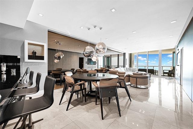 17121 Collins Ave Unit 2304, Sunny Isles Beach, FL 33160 - dining space with expansive windows