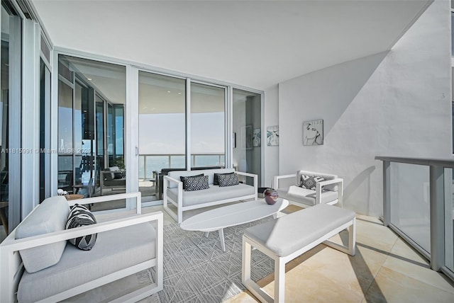 17121 Collins Ave Unit 2304, Sunny Isles Beach, FL 33160 - balcony featuring an outdoor living space