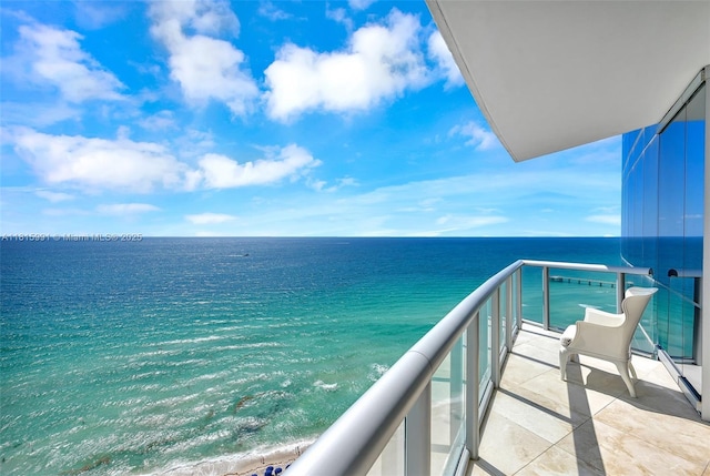 17121 Collins Ave Unit 2304, Sunny Isles Beach, FL 33160 - balcony with a water view