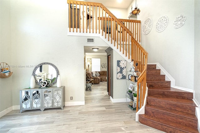 13290 SW 54th Ct, Miramar, FL 33027 - stairs featuring wood finished floors and baseboards