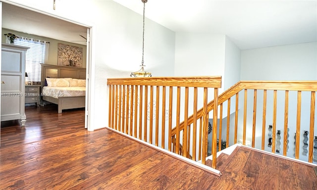 13290 SW 54th Ct, Miramar, FL 33027 - hallway featuring wood finished floors and baseboards