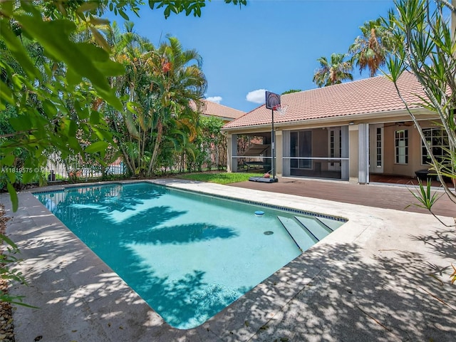782 Lake Blvd, Weston, FL 33326 - outdoor pool featuring a patio area