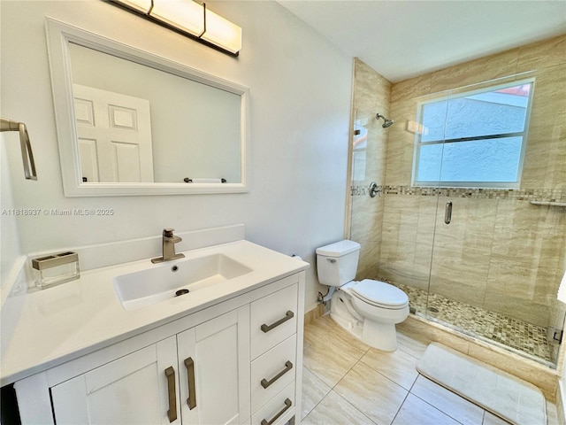 535 SW 181st Way, Pembroke Pines, FL 33029 - full bath with a shower stall, vanity, and tile patterned floors