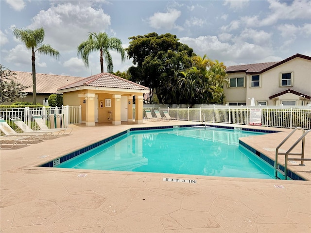 535 SW 181st Way, Pembroke Pines, FL 33029 - community pool featuring a patio area