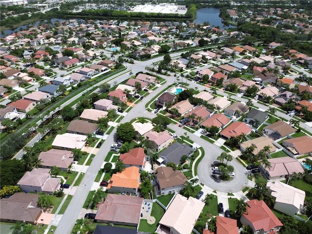 535 SW 181st Way, Pembroke Pines, FL 33029 - aerial overview of property's location featuring a large body of water and nearby suburban area