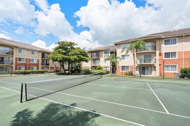 4183 N Haverhill Rd Unit 710, West Palm Beach, FL 33417 - view of tennis court featuring community basketball court