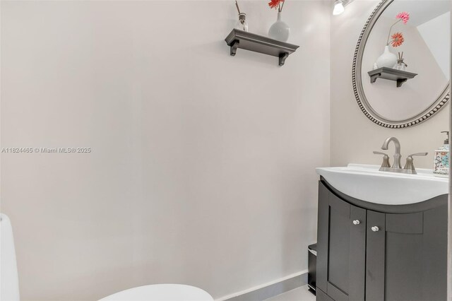 13705 SW 84th St Unit H, Miami, FL 33183 - half bathroom with vanity and toilet