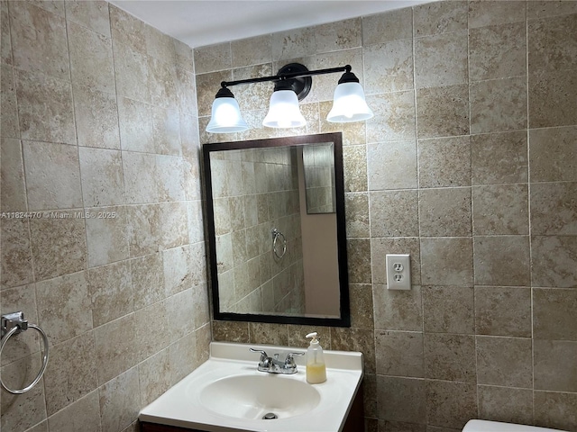 5818 Swordfish Ct Unit D, Tamarac, FL 33319 - half bath with vanity and tile walls