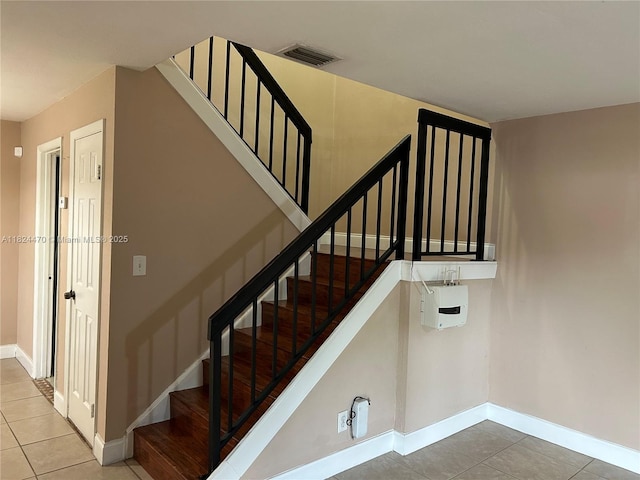 5818 Swordfish Ct Unit D, Tamarac, FL 33319 - stairway with tile patterned flooring