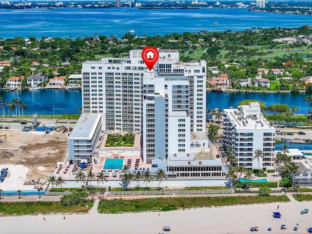 5401 Collins Ave Unit 419, Miami Beach, FL 33140 - bird's eye view of a nearby body of water