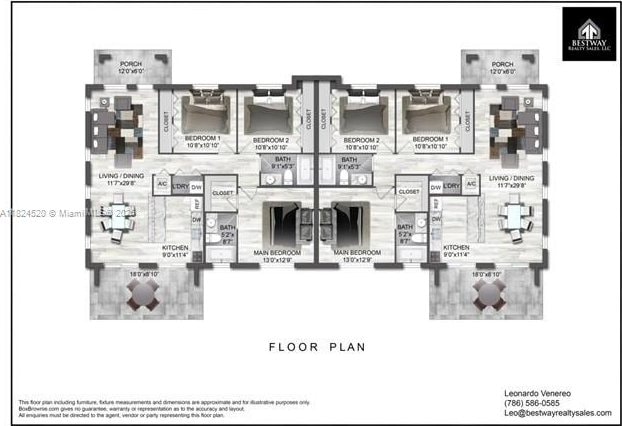 12383 SW 220th St, Miami, FL 33170 - view of floor plan / room layout