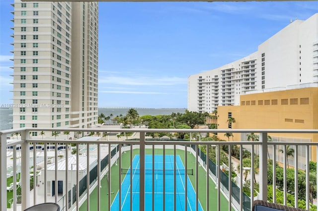 770 Claughton Island Dr Unit 806, Miami, FL 33131 - balcony with a water view