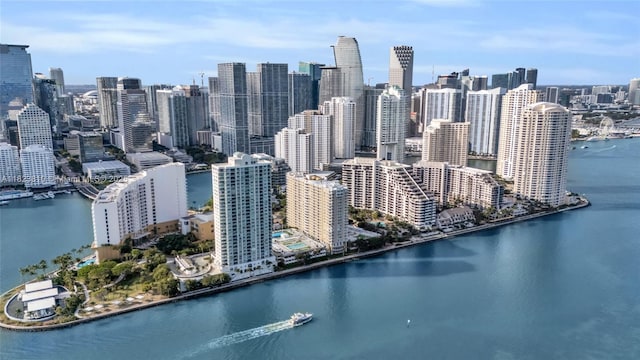 770 Claughton Island Dr Unit 806, Miami, FL 33131 - skyline view featuring a large body of water