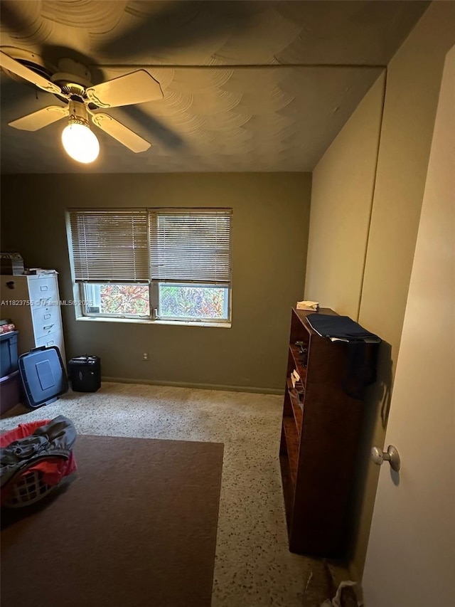 3180 NE 10th Ter, Pompano Beach, FL 33064 - bedroom featuring ceiling fan and baseboards