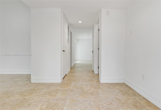 12511 SW 115th Ave, Miami, FL 33176 - hallway with recessed lighting and baseboards