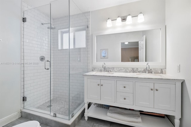 2309 SW 62nd Ct, Miami, FL 33155 - full bathroom with a shower stall and double vanity