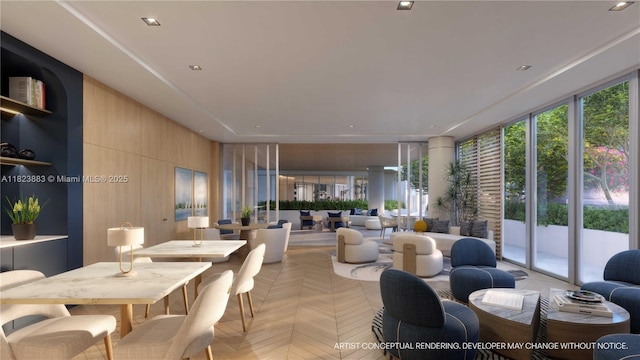 7200 Collins Ave Unit 1113, Miami Beach, FL 33141 - building lobby with a wall of windows
