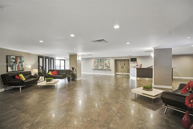 200 Leslie Dr Unit 407, Hallandale Beach, FL 33009 - community lobby featuring recessed lighting and ornamental molding