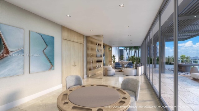 7200 Collins Ave Unit 1002, Miami Beach, FL 33141 - sunroom with plenty of natural light