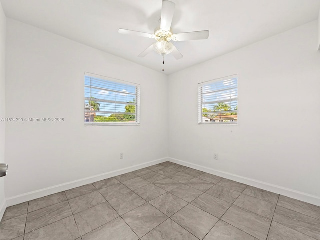 15314 SW 102nd Ct, Miami, FL 33157 - spare room with plenty of natural light and a ceiling fan