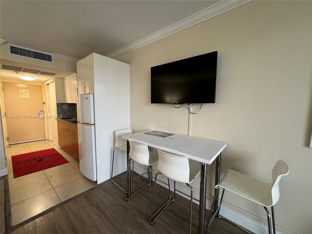 19201 Collins Ave Unit 1137, Sunny Isles Beach, FL 33160 - office with ornamental molding and wood finished floors