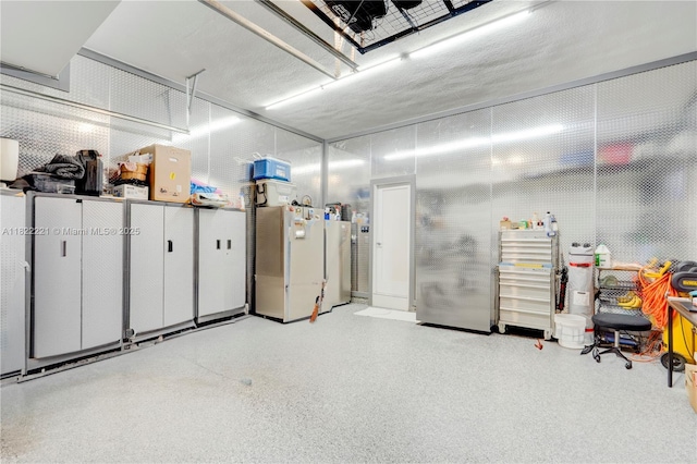 8965 NW 174th Ln, Hialeah, FL 33018 - garage featuring freestanding refrigerator