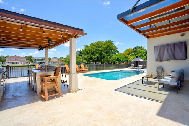 8965 NW 174th Ln, Hialeah, FL 33018 - view of pool with a patio area