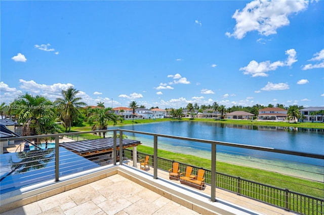 8965 NW 174th Ln, Hialeah, FL 33018 - balcony featuring a water view and a residential view