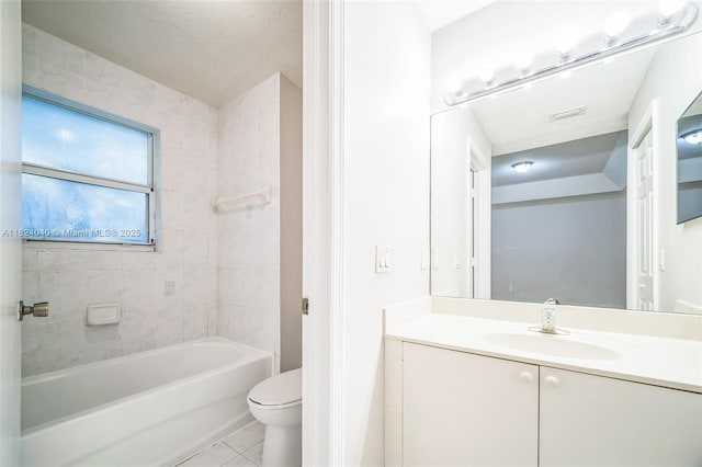 2903 SE 15th Ter, Homestead, FL 33035 - bathroom with tile patterned floors, vanity, and shower / bath combination