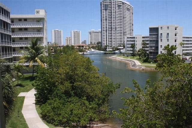 2930 Point E Dr Unit E309, Aventura, FL 33160 - water view with nearby urban area