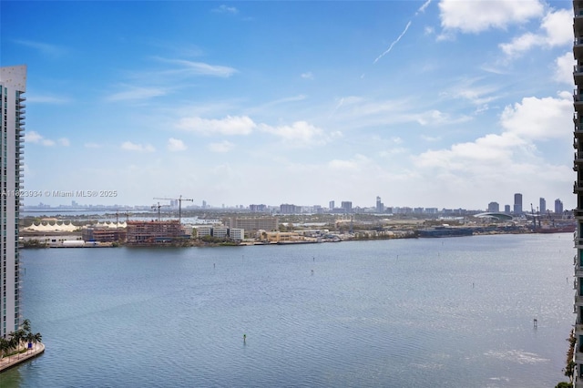 901 Brickell Key Blvd Unit 2506, Miami, FL 33131 - water view with skyline
