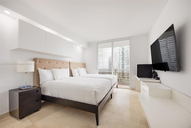 901 Brickell Key Blvd Unit 2506, Miami, FL 33131 - bedroom featuring expansive windows