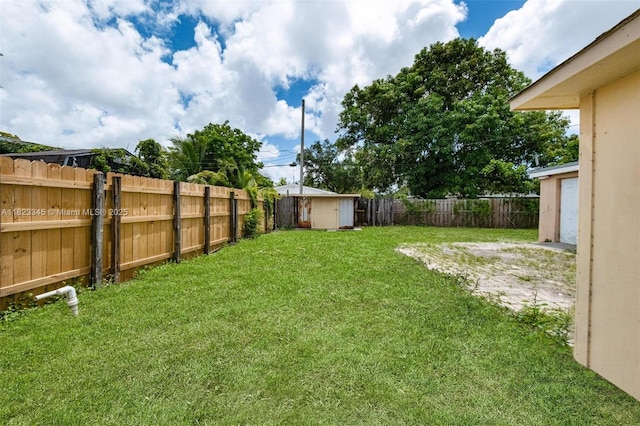 4625 SW 32nd Dr, West Park, FL 33023 - fenced backyard featuring a shed