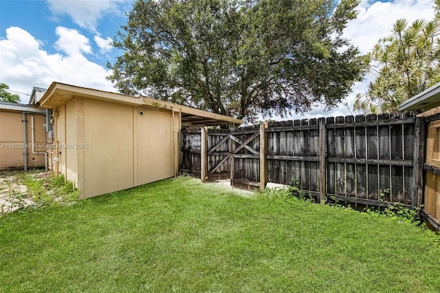 4625 SW 32nd Dr, West Park, FL 33023 - fenced backyard with a storage shed