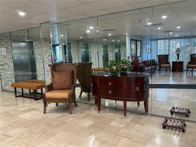 4001 Hillcrest Dr Unit 710, Hollywood, FL 33021 - lobby with a drop ceiling