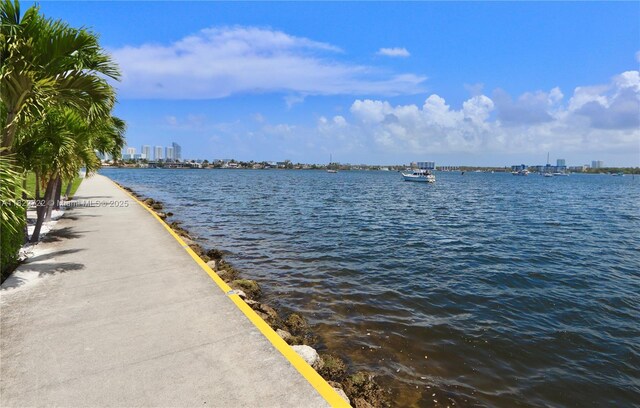 2920 Point E Dr Unit N208, Aventura, FL 33160 - water view featuring city skyline