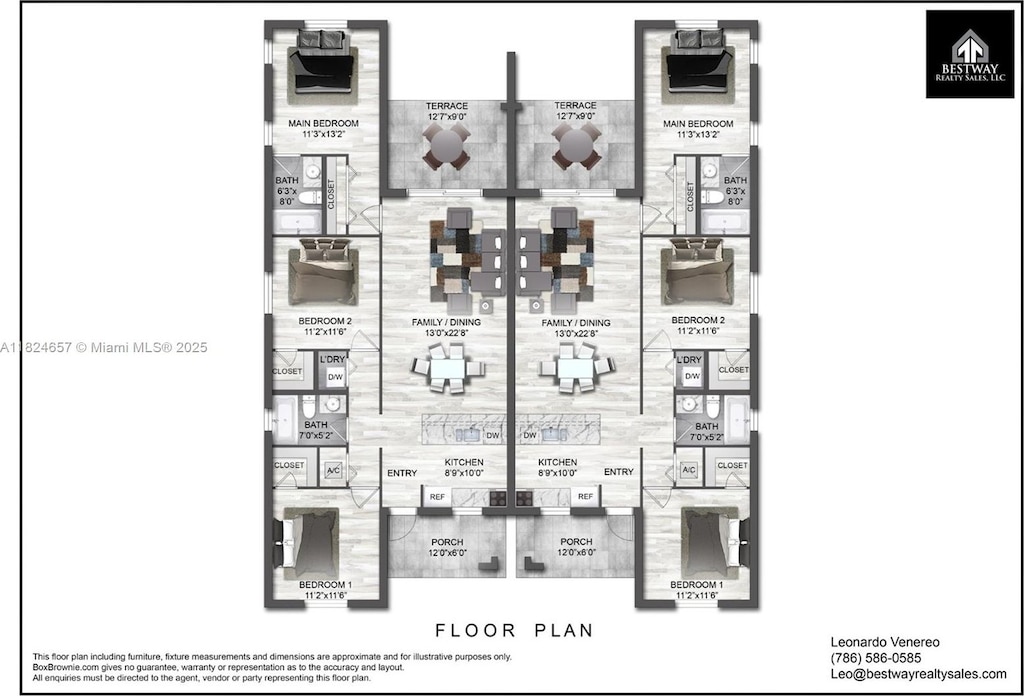 12387 SW 220th St, Miami, FL 33170 - view of property floor plan