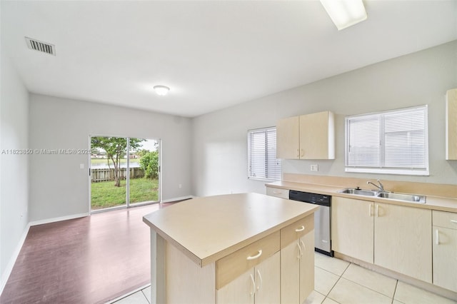 10870 SW 229th St, Miami, FL 33170 - kitchen with dishwasher, light brown cabinetry, and healthy amount of natural light