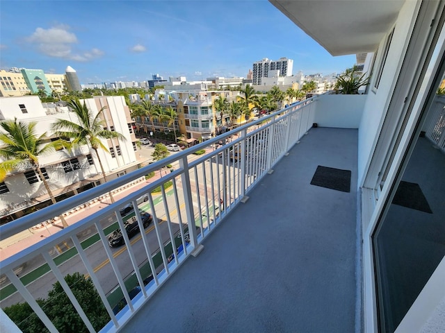 345 Ocean Dr Unit 602, Miami Beach, FL 33139 - balcony featuring a view of city