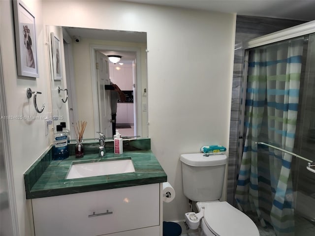 345 Ocean Dr Unit 602, Miami Beach, FL 33139 - bathroom with vanity and a stall shower