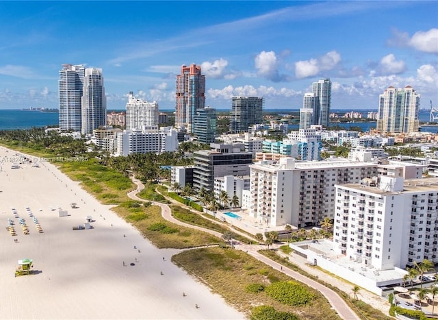 345 Ocean Dr Unit 602, Miami Beach, FL 33139 - view of city skyline featuring a large body of water