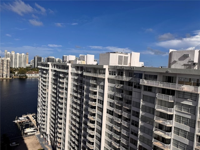 2750 NE 183rd St Unit 2103, Aventura, FL 33160 - view of property with a water view and a city view