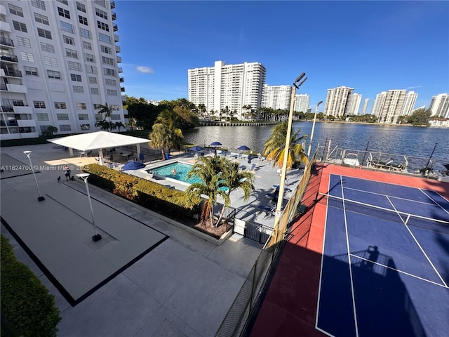 2750 NE 183rd St Unit 2103, Aventura, FL 33160 - community pool featuring a water view and a view of city