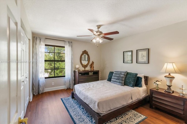 1273 SW 161st Ave, Pembroke Pines, FL 33027 - bedroom with wood finished floors and ceiling fan